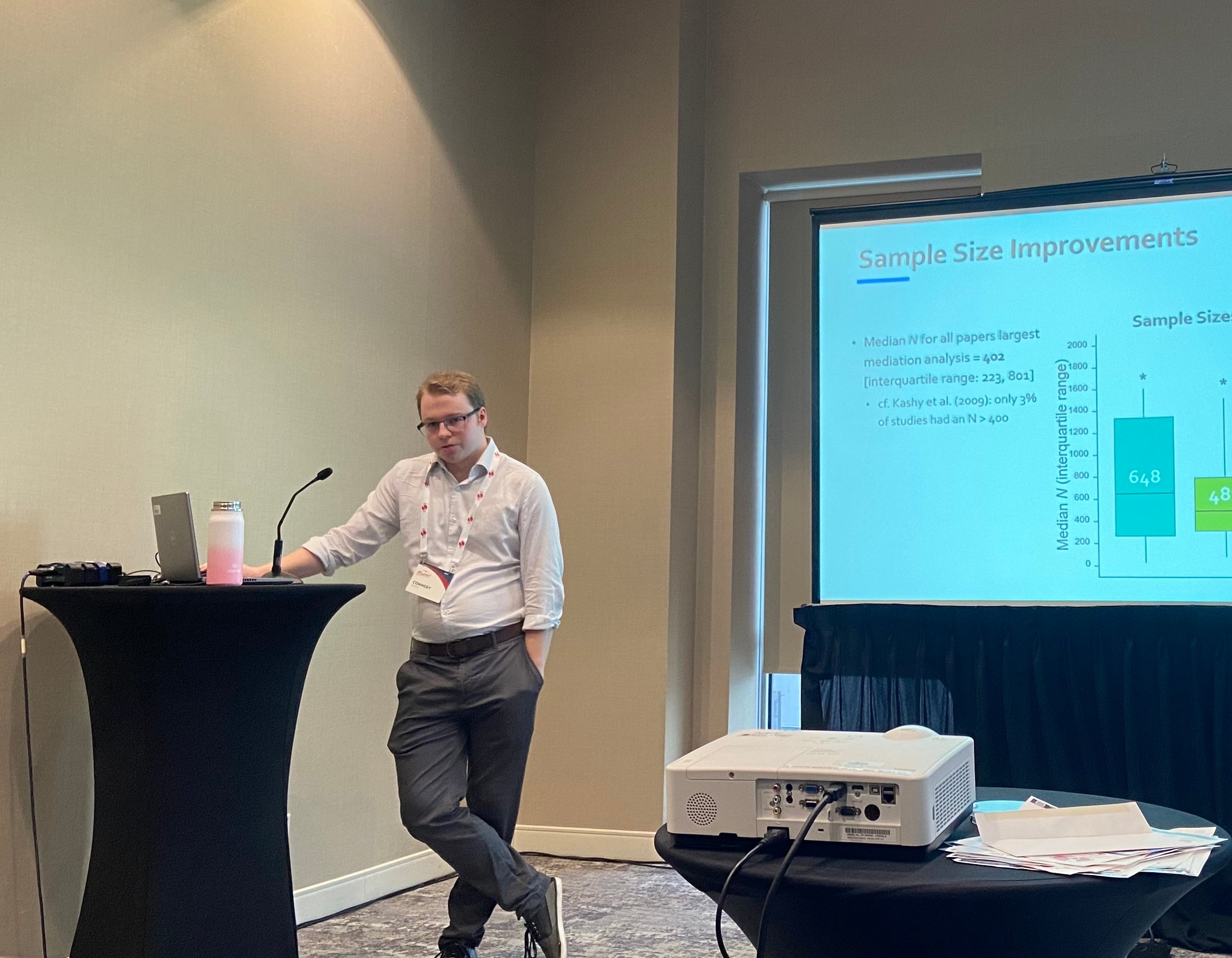 Connery Knox presenting at CPA 2026