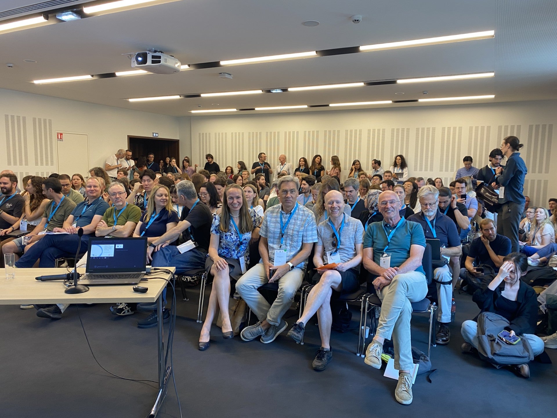 Attendees at the EASP symposium co-chaired by Hilary Bergsieker and Vincent Yzerbyt