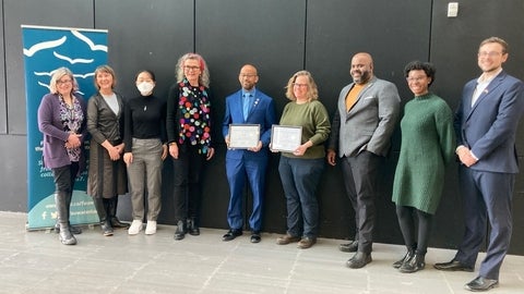 Equity and inclusion award winners. 