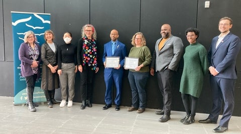 Equity and inclusion award winners. 