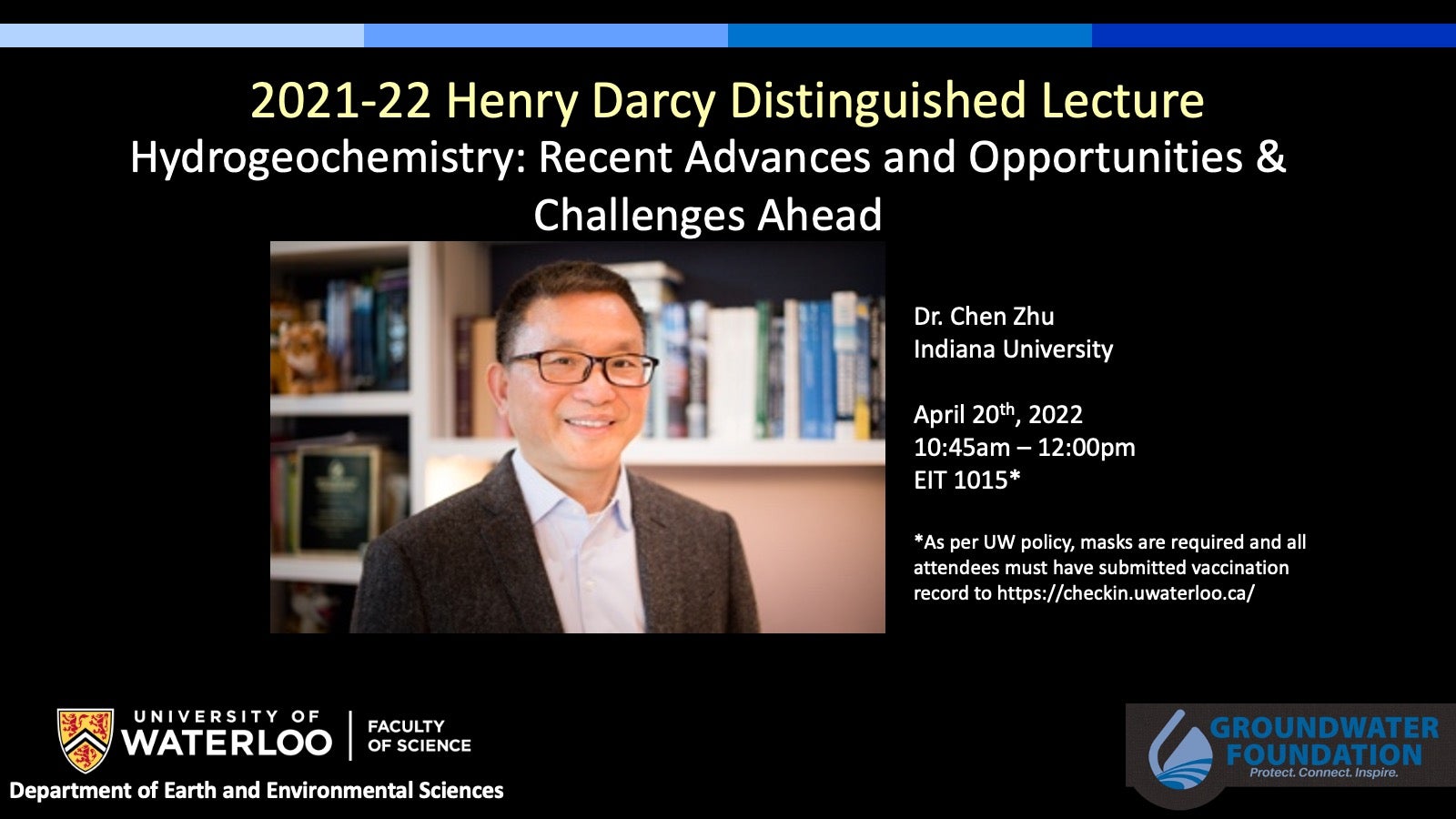 Henry Darcy Distinguished Lecture flyer