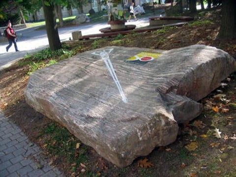 50th Anniversary Gneiss in the Peter Russell Rock Garden