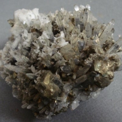 Chalcopyrite, Quartz and Calcite