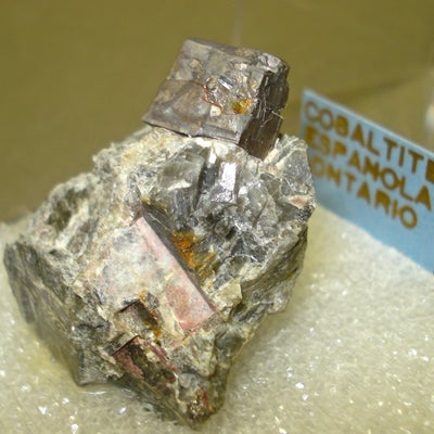 Cobaltite with label