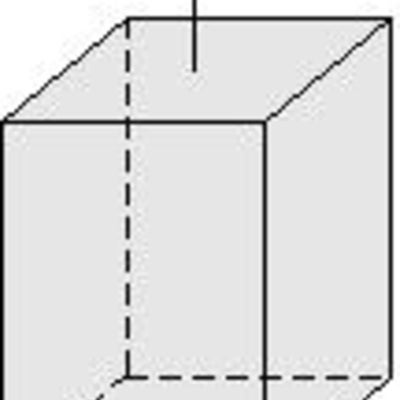 rectangular prism with square ends