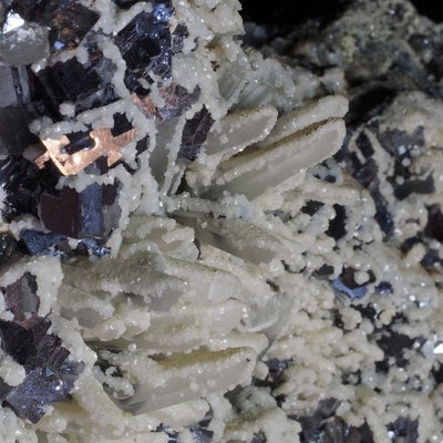 Galena and Sphalerite with Calcite