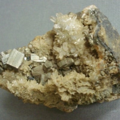 pyrite crystals in quartz