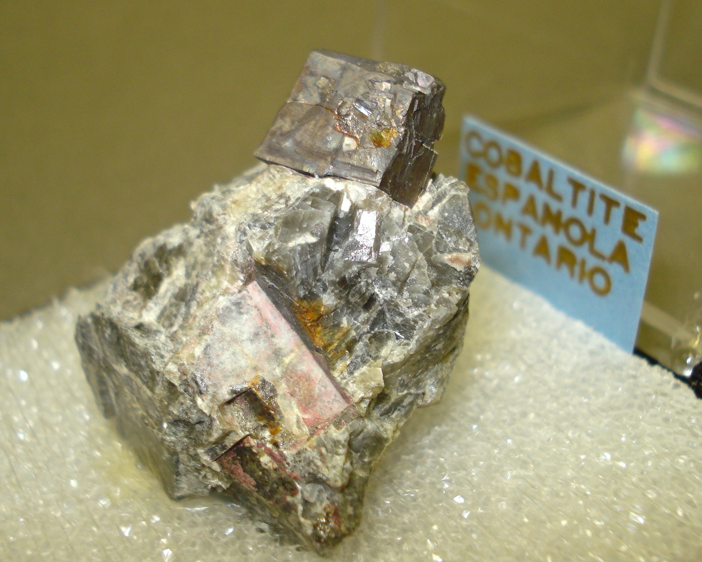 Cobaltite with label