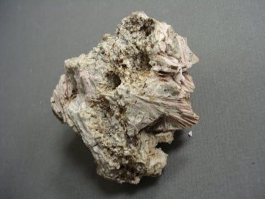 Heulandite after Anhydrite with Quartz
