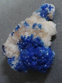 Linarite: blue and white