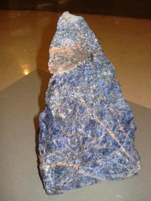 large piece of blue sodalite