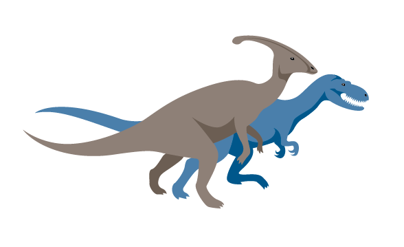 Earth sciences musuem dinosaur logo