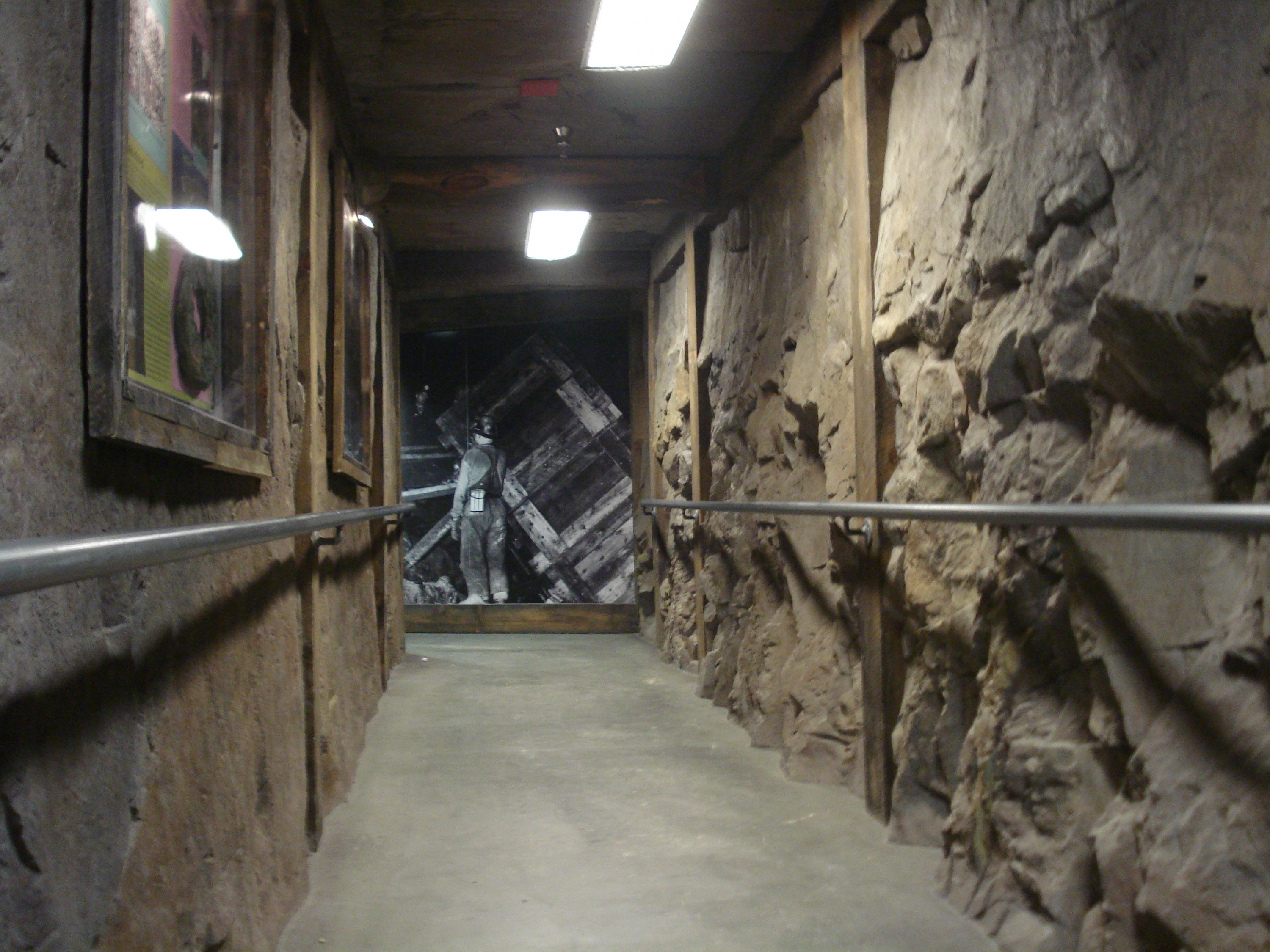 Replica mine tunnel