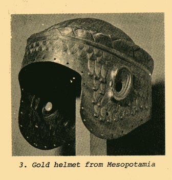gold helmet found at ur