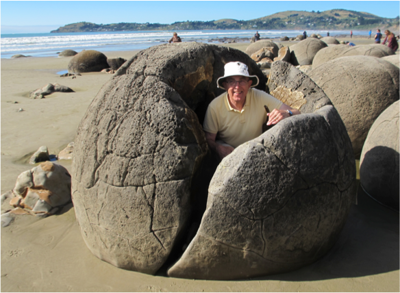 Peter inside a Rock