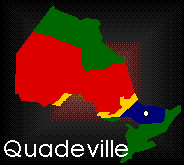 Map showing location of Quadrille, Ontario