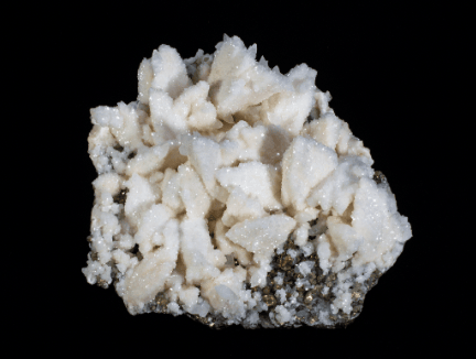 Dolomite after Calcite on Sphalerite