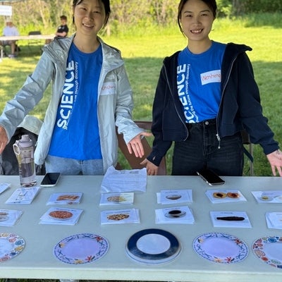 Xinchang and Wenhong at Water? For breakfast!