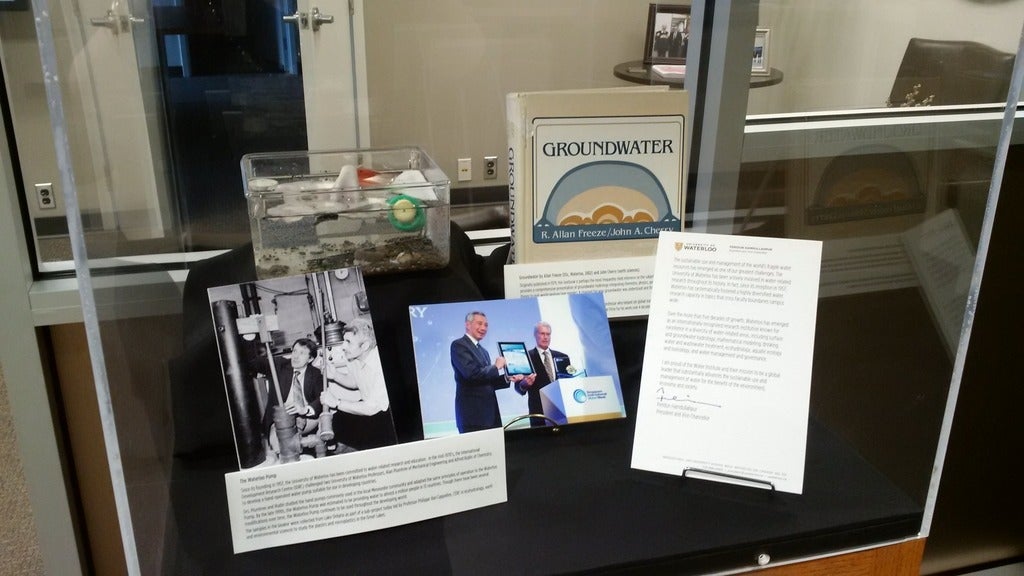water-themed display