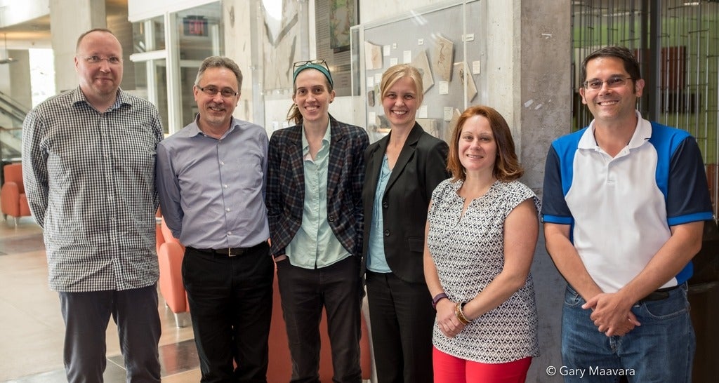 Taylor Maavara with PhD examination committee