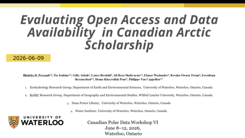Bhaleka's presentation title slide at CPW6