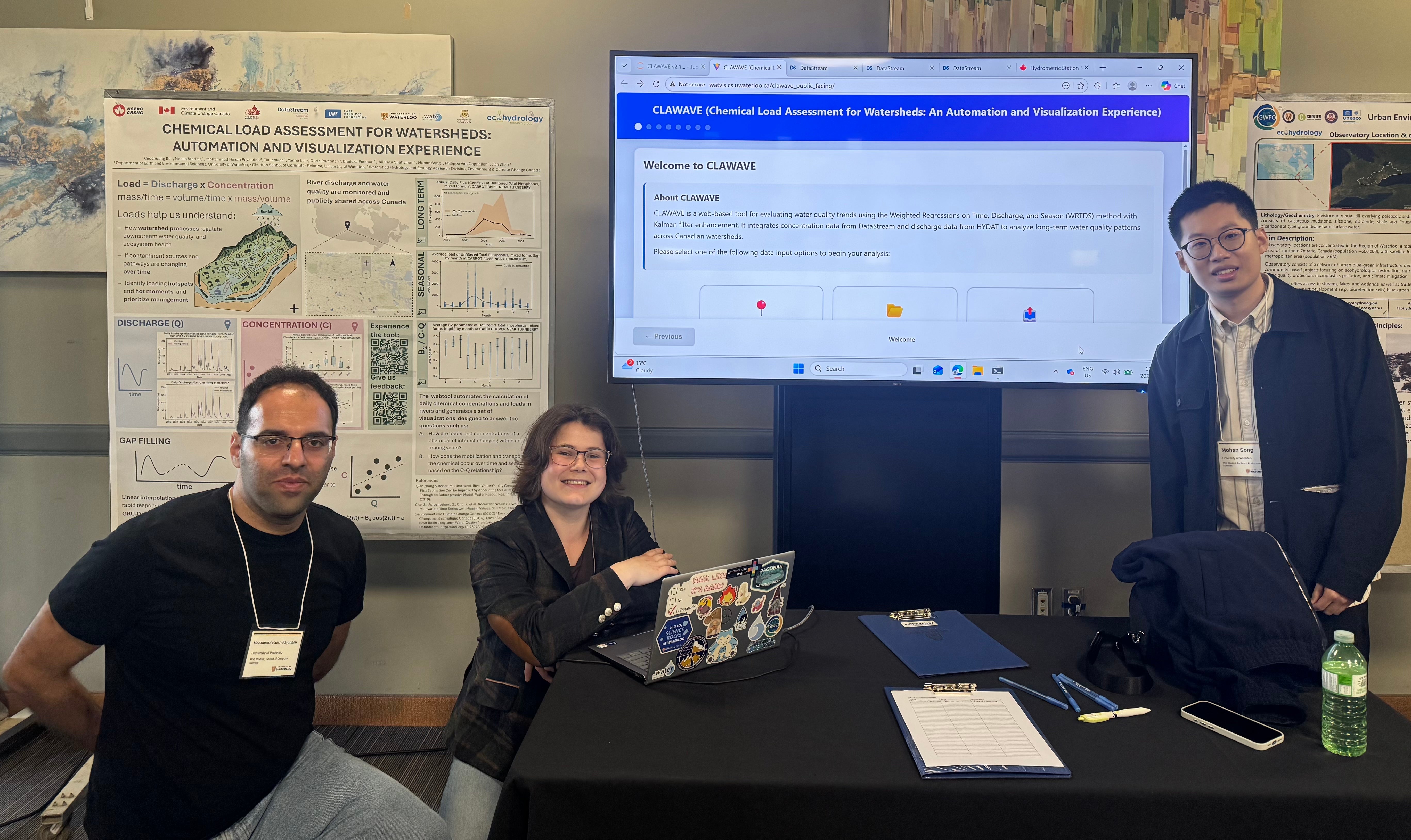CLAWAVE team and CLAWAVE poster
