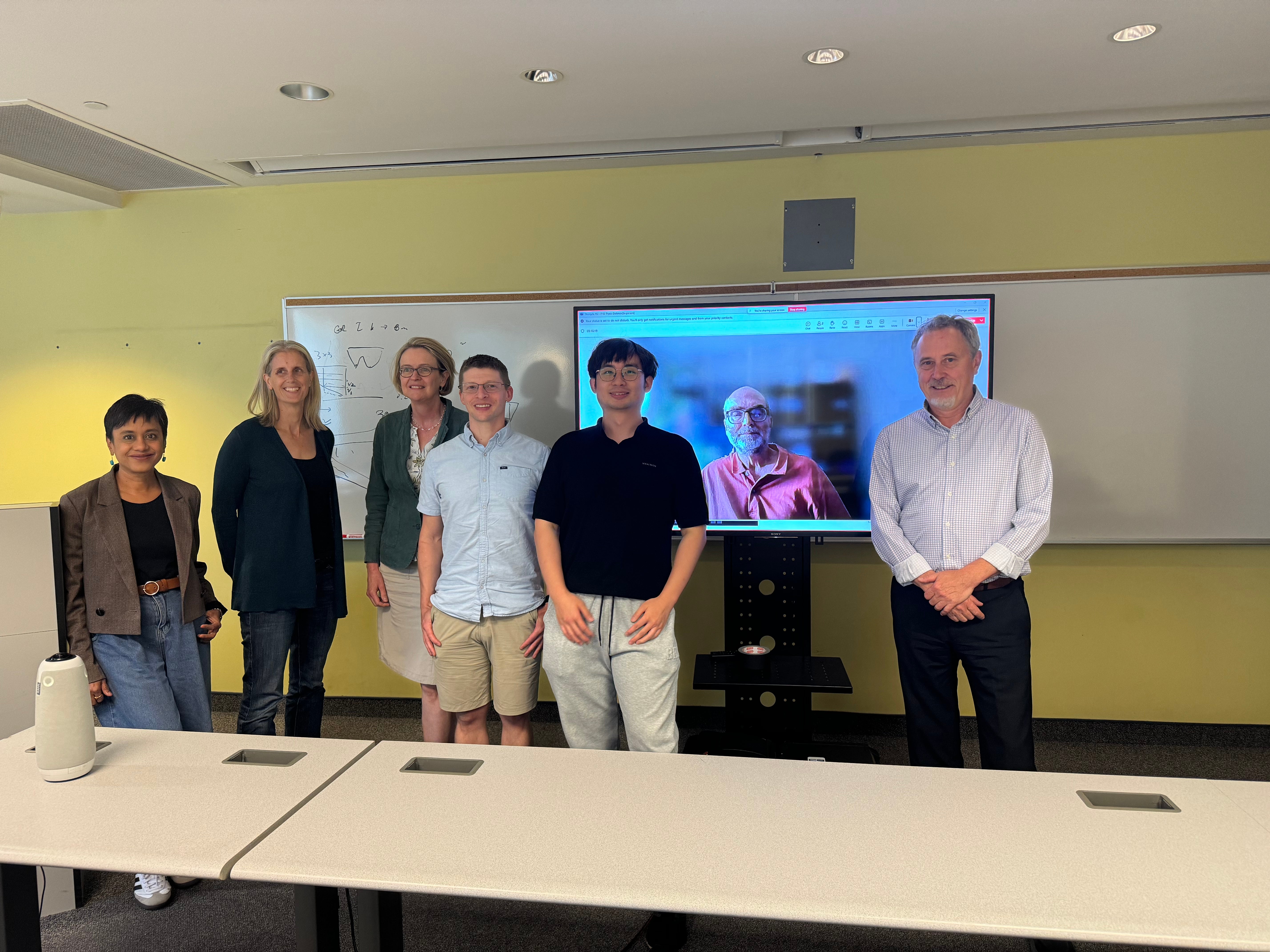 Shengde and committee after defence