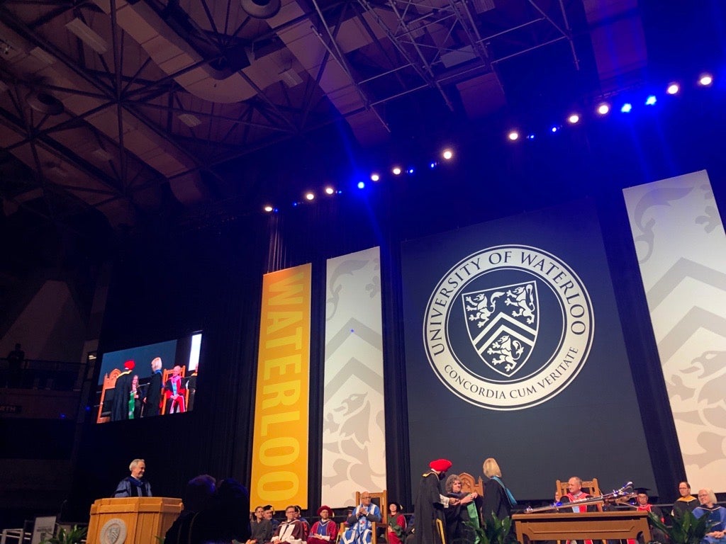 Marianne at convocation