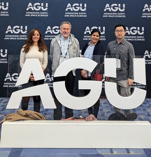 ERG members at AGU