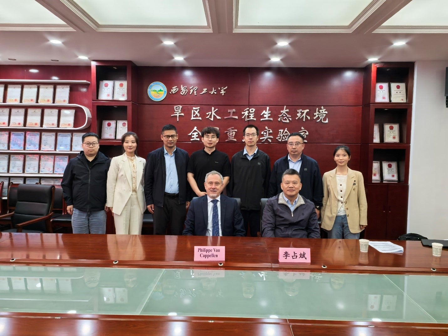 Philippe and Shengde at Xi’an University of Technology