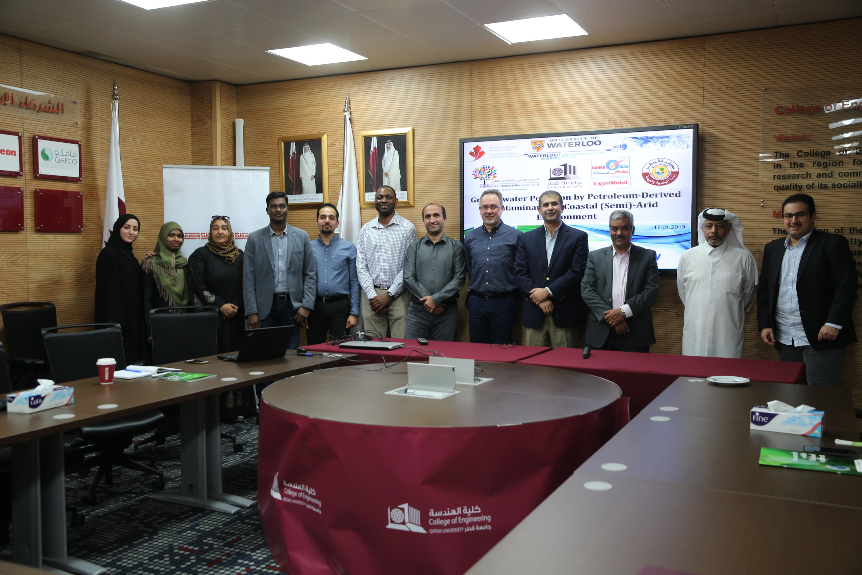 Research meeting in Doha, Qatar