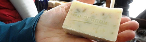 Handmade soap at Beijing Farmers' Market
