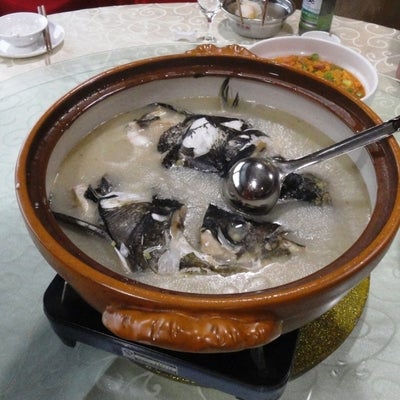 Organic fish soup