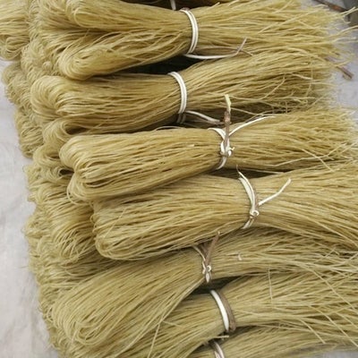 Dried handmade sweet potato noodles, a popular product for the nested market 
