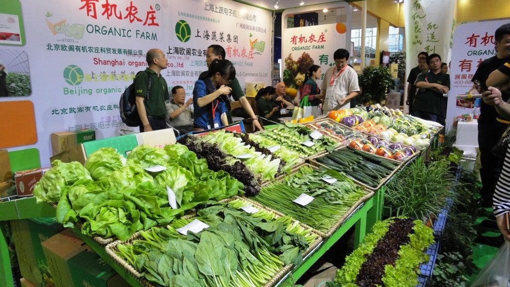 Demonstration of Organic Farm at BioFach Shanghai 2012
