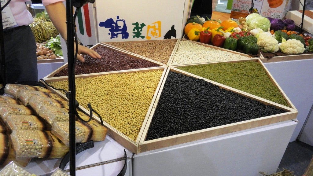 Organic grains at BioFach Shanghai 2012