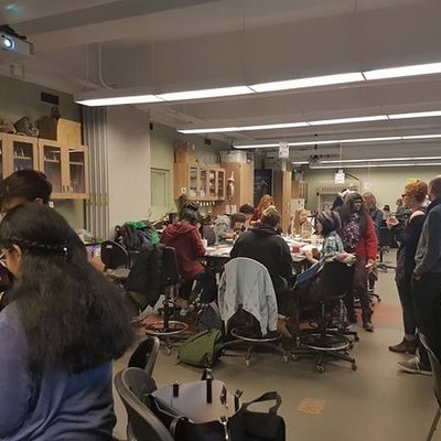 Full lab at open house