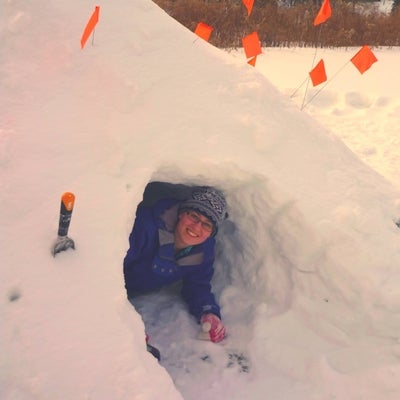 Quinzee all dug out