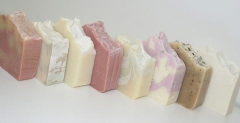 Bars of hand made soap