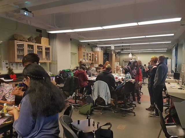 Full lab at open house
