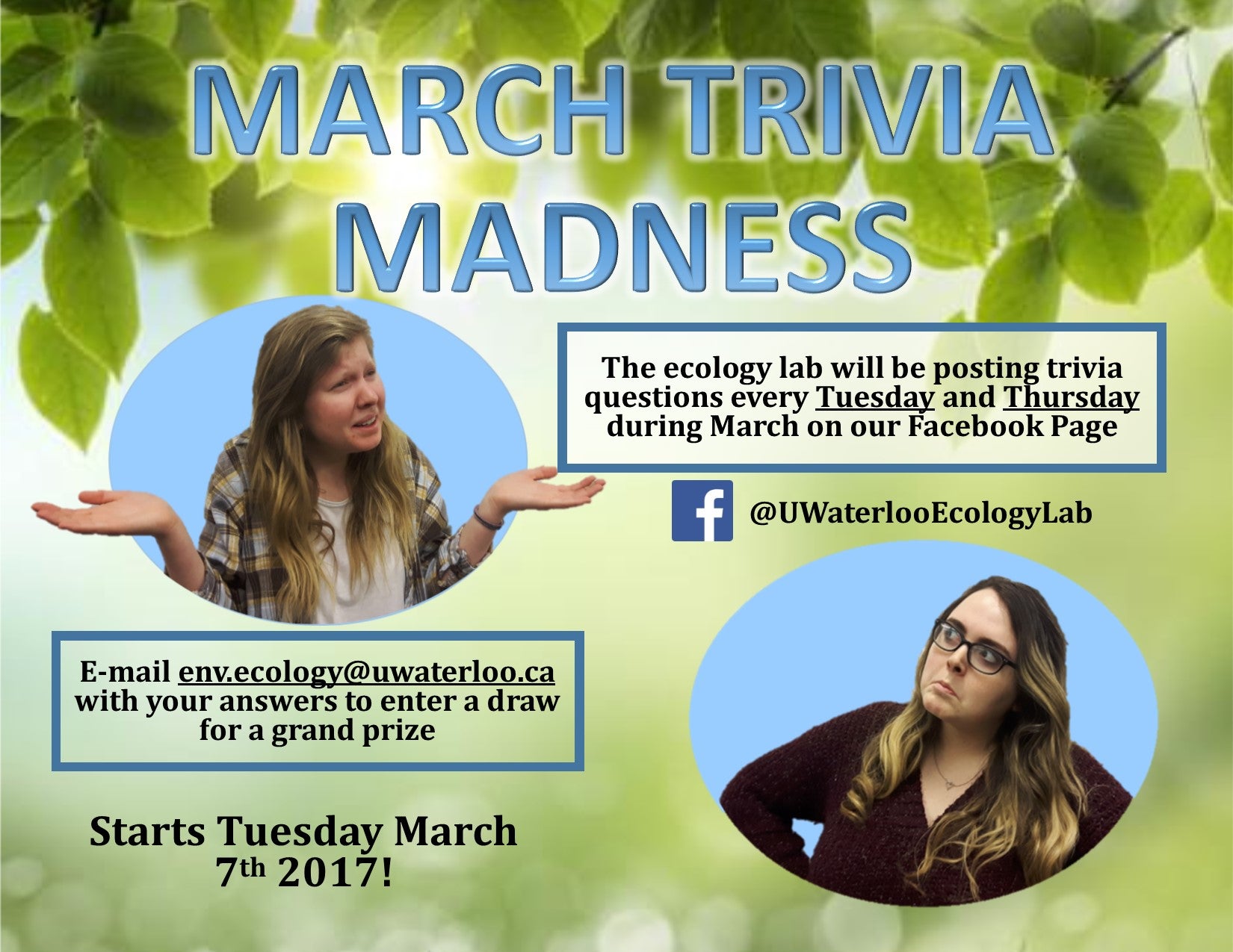 March Trivia Madness poster