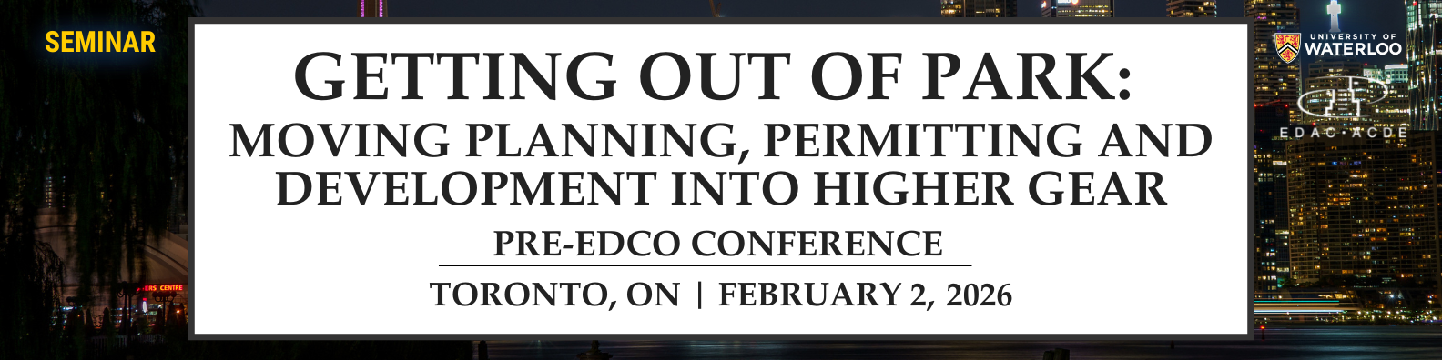 Pre-EDCO seminar