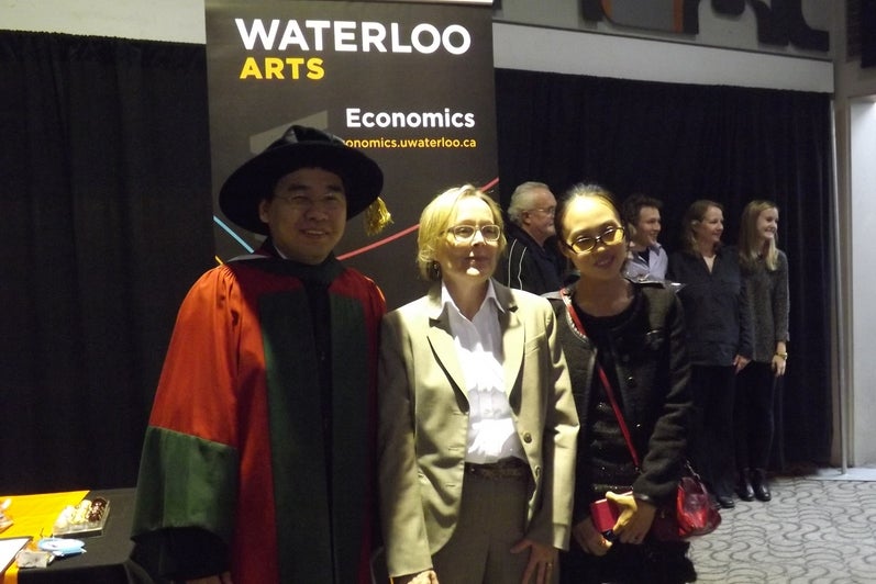 Margaret Insley with recent graduates