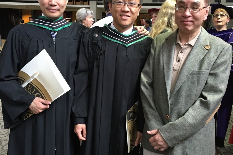 Students and Professor Nguyen