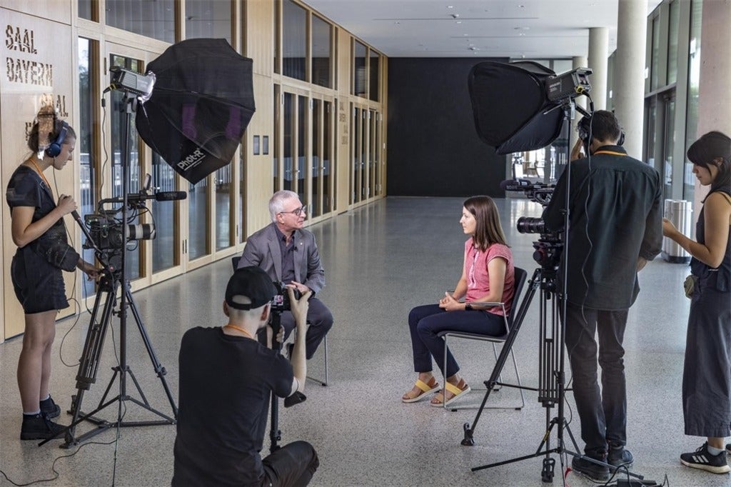 Iuliia Nesterova in an interview