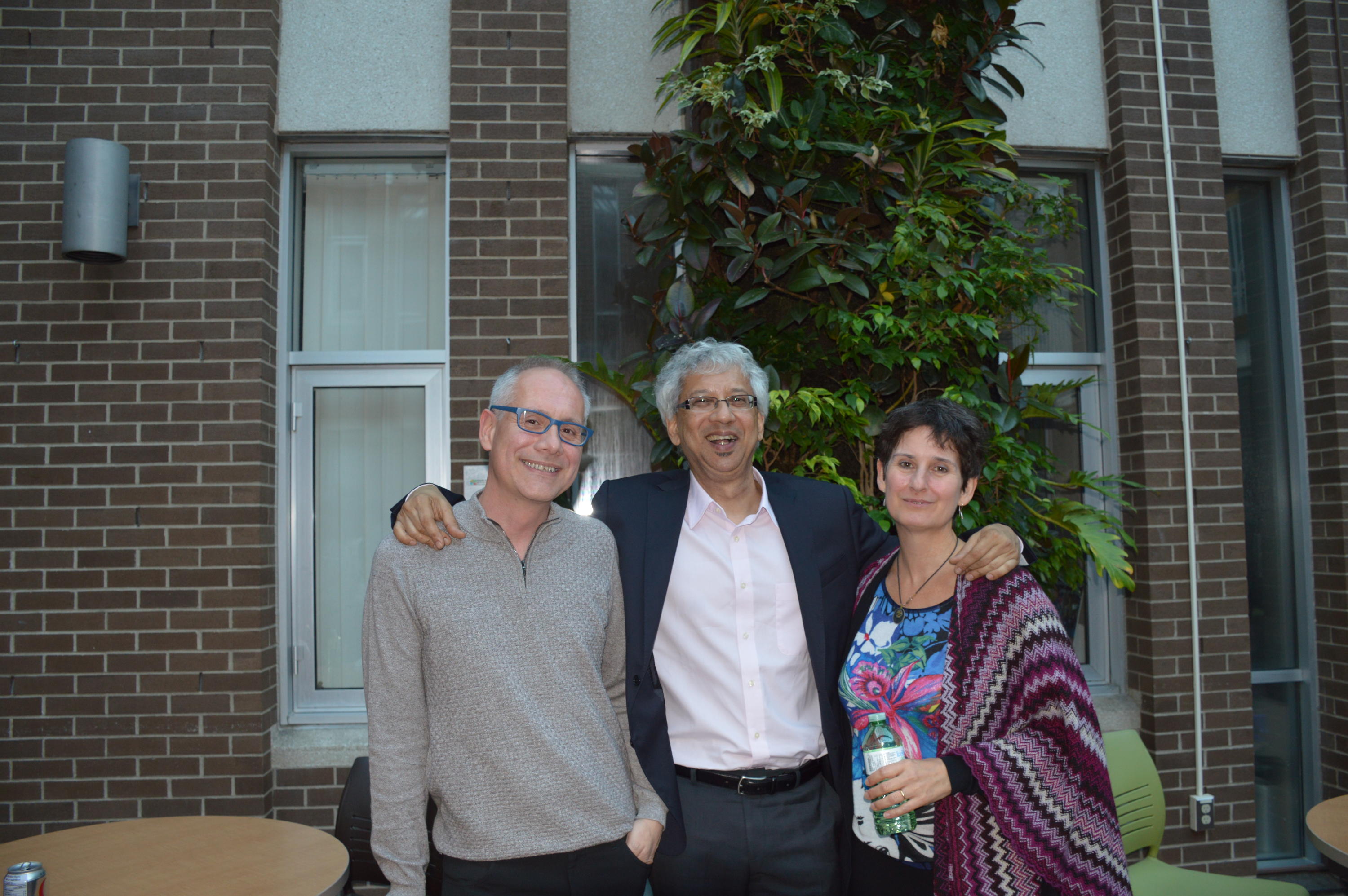 Professor Ray with Professor Gonzalez and Professor Ferrer.