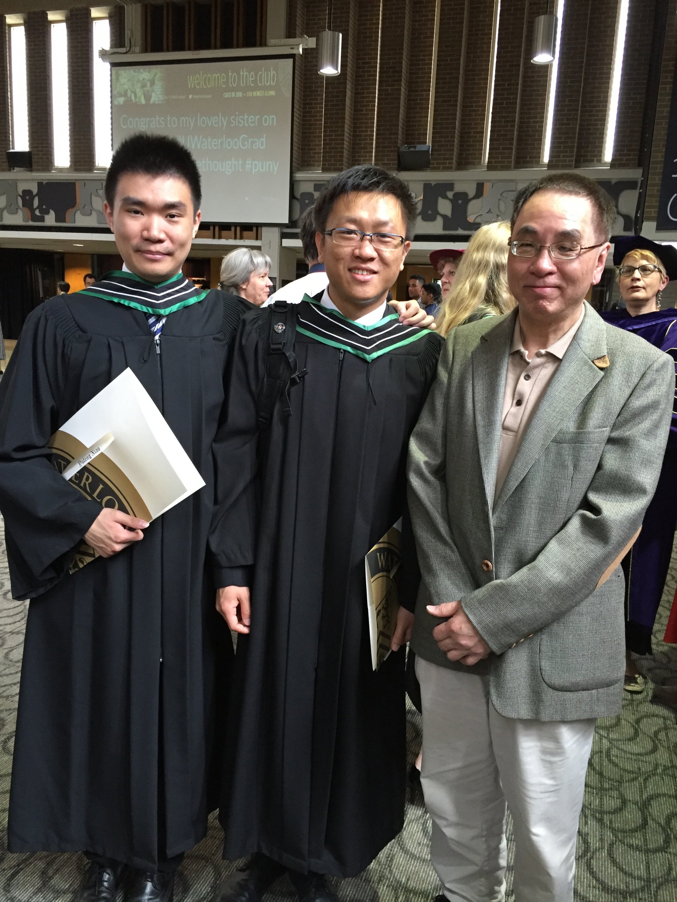 Students and Professor Nguyen