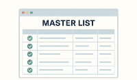 Update master list with assessment decision
