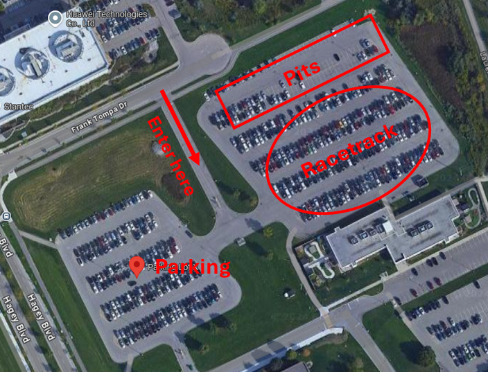 map showing race location for 2025 Fall Kickoff Race