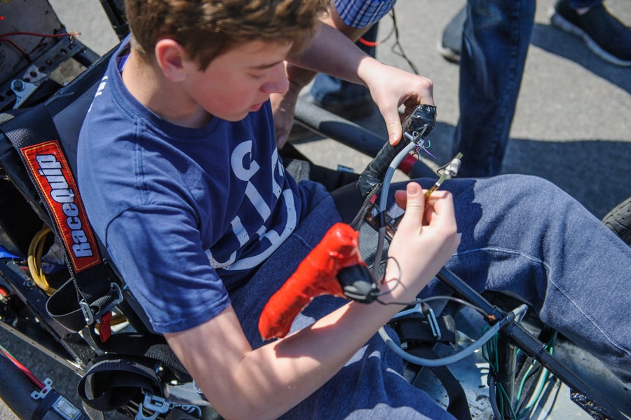 Reinstalling the steering wheel once the driver is seated